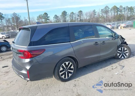 2025 Honda Odyssey Ex-L from USA, damaged, VIN 5FNRL6H66SB072092